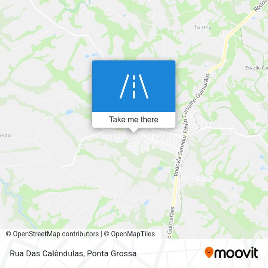 Rua Das Calêndulas map