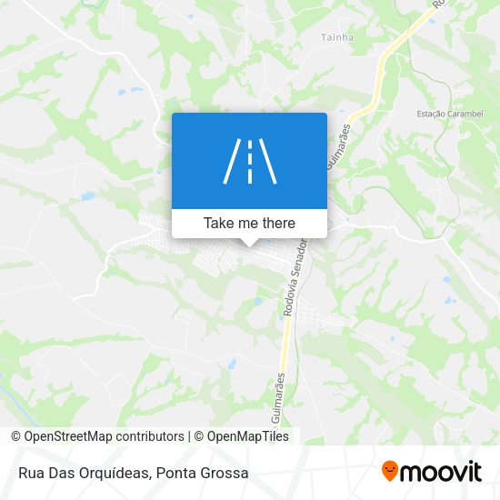 Rua Das Orquídeas map