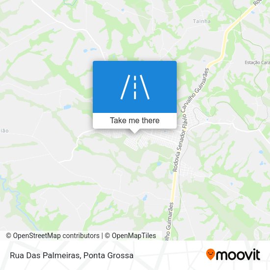 Rua Das Palmeiras map