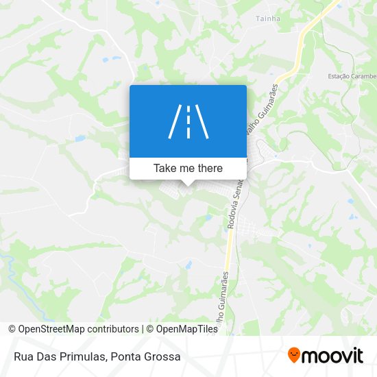 Rua Das Primulas map