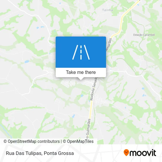 Rua Das Tulipas map