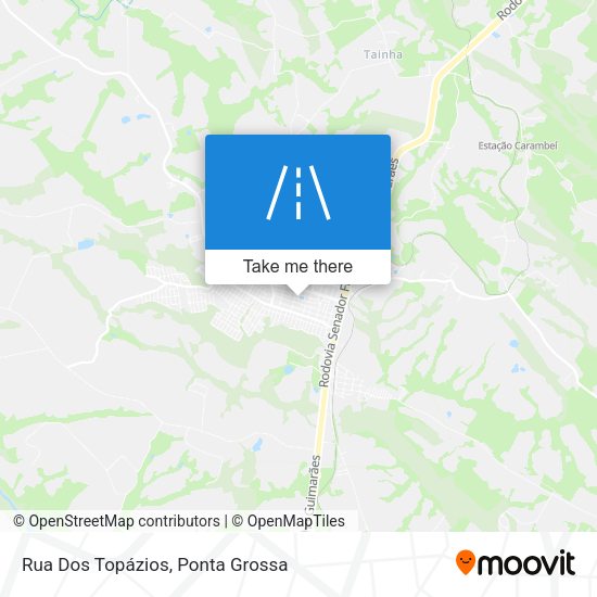Rua Dos Topázios map