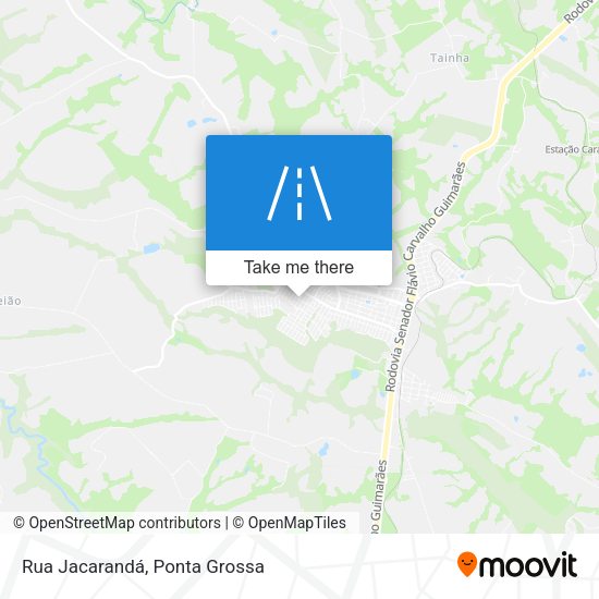 Rua Jacarandá map