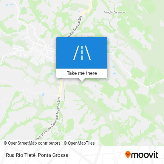 Rua Rio Tietê map