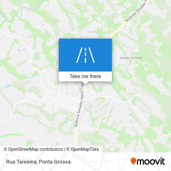 Rua Teresina map