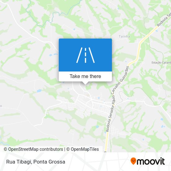 Rua Tibagi map