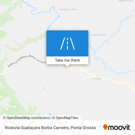 Rodovia Guataçara Borba Carneiro map