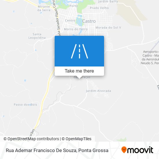 Rua Ademar Francisco De Souza map