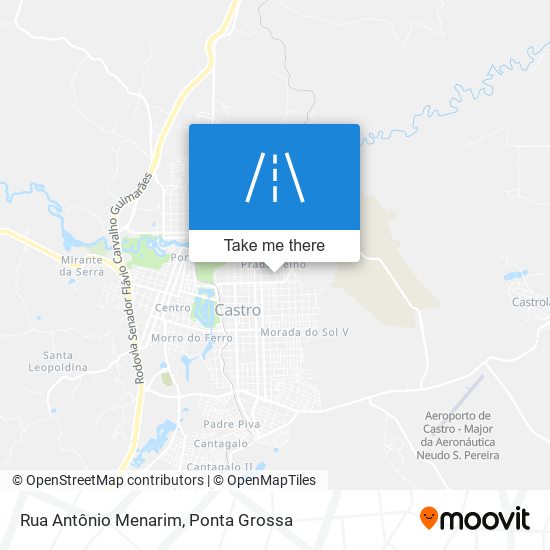 Mapa Rua Antônio Menarim