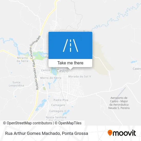 Rua Arthur Gomes Machado map