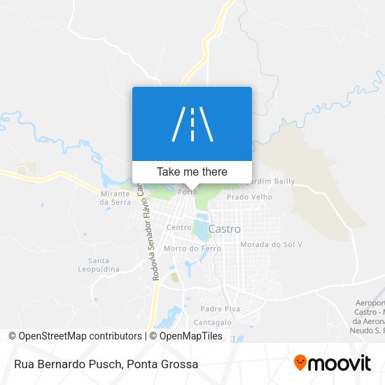 Rua Bernardo Pusch map