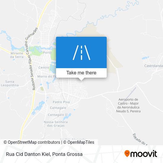 Rua Cid Danton Kiel map