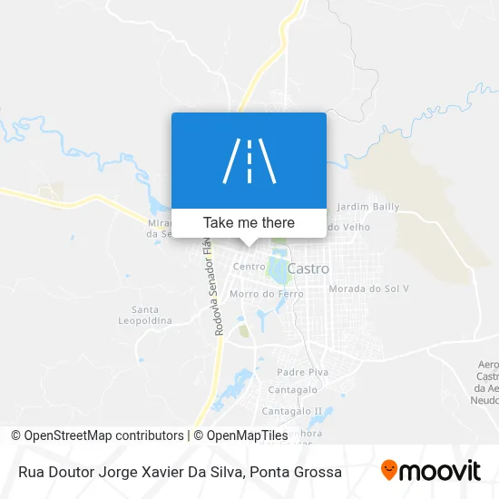 Rua Doutor Jorge Xavier Da Silva map
