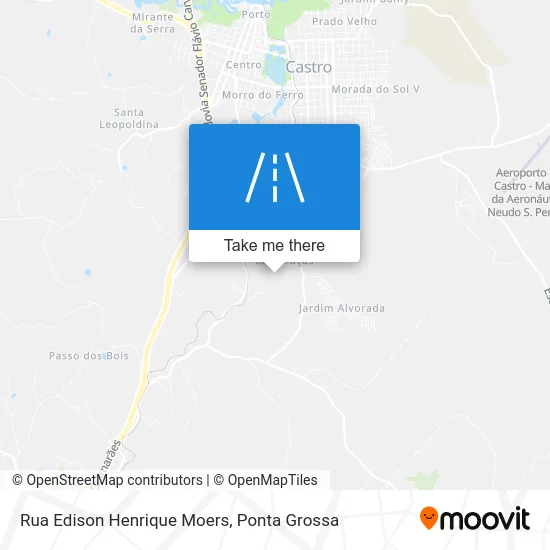 Rua Edison Henrique Moers map