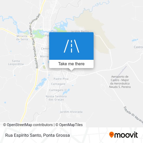 Rua Espírito Santo map