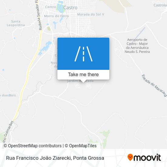 Rua Francisco João Ziarecki map