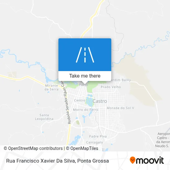 Rua Francisco Xavier Da Silva map