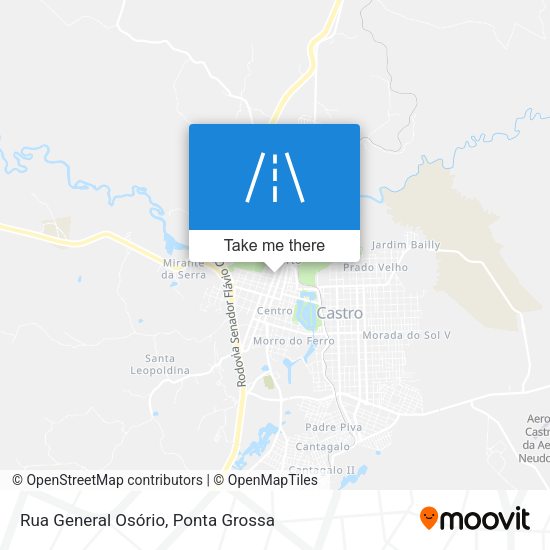 Rua General Osório map