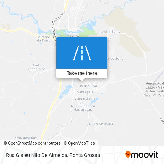 Rua Gisleu Nilo De Almeida map