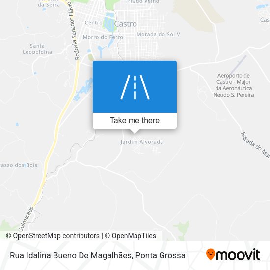Rua Idalina Bueno De Magalhães map