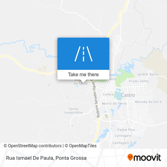 Rua Ismael De Paula map