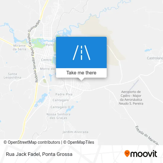 Rua Jack Fadel map