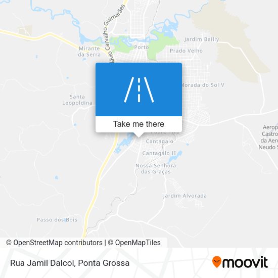 Rua Jamil Dalcol map