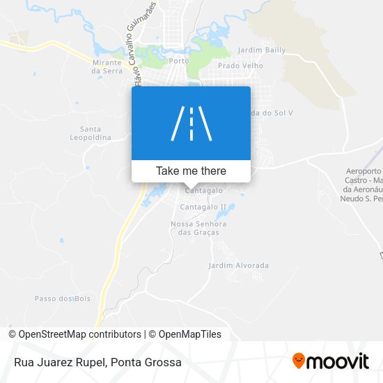 Rua Juarez Rupel map
