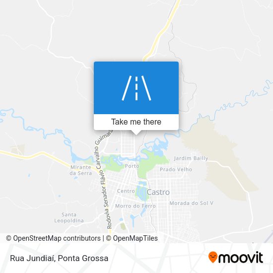 Rua Jundiaí map