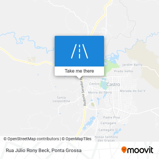 Rua Júlio Rony Beck map
