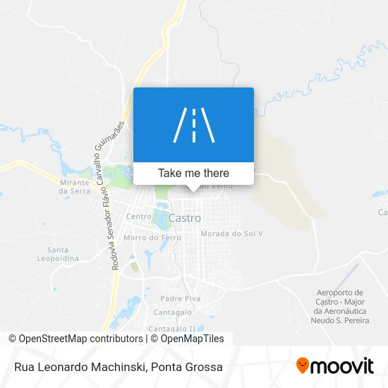 Rua Leonardo Machinski map