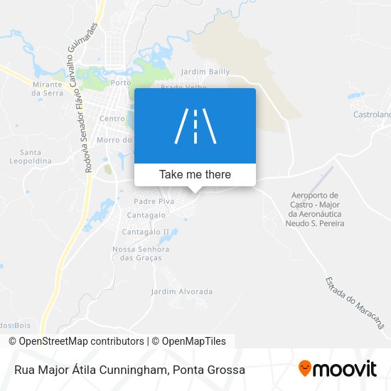 Rua Major Átila Cunningham map