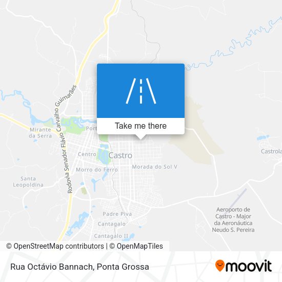 Rua Octávio Bannach map