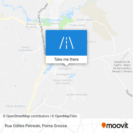 Rua Odiles Petreski map