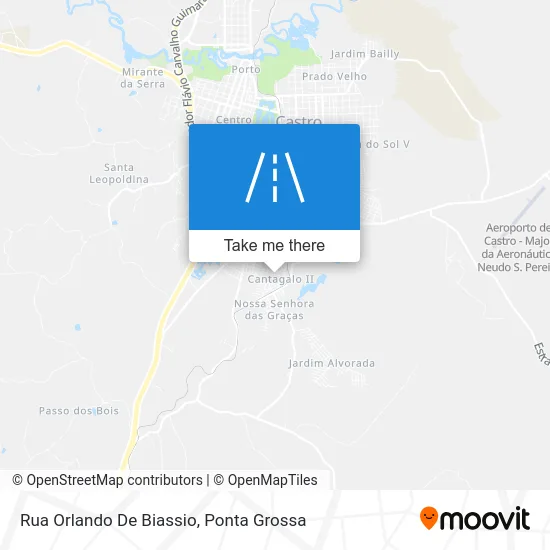 Rua Orlando De Biassio map