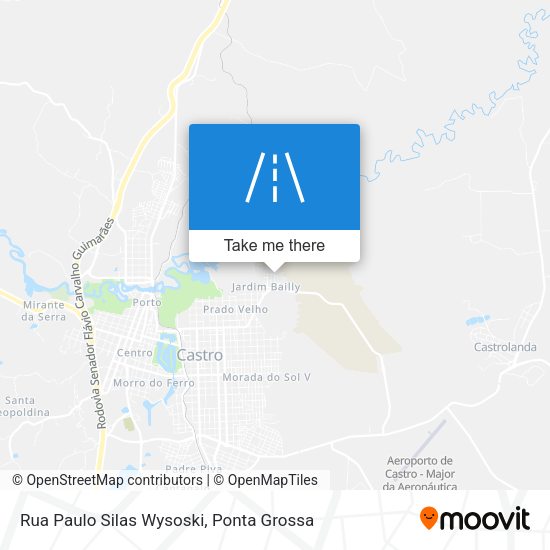 Rua Paulo Silas Wysoski map