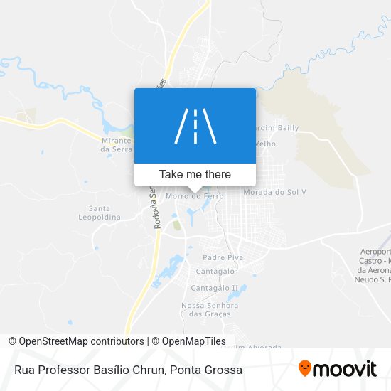 Rua Professor Basílio Chrun map