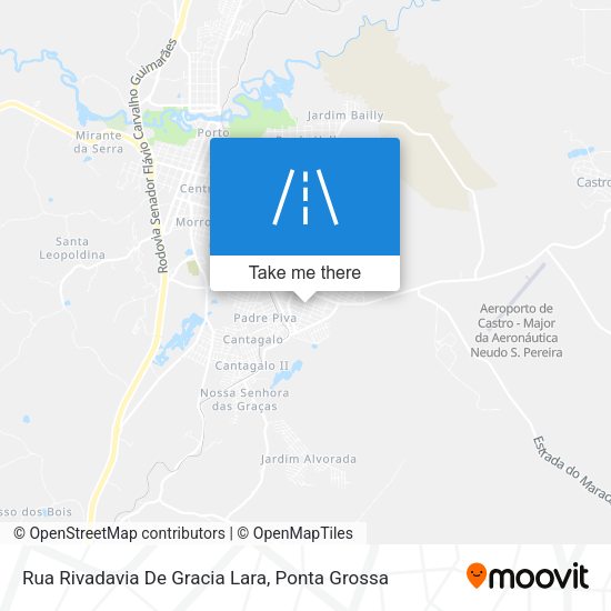 Rua Rivadavia De Gracia Lara map