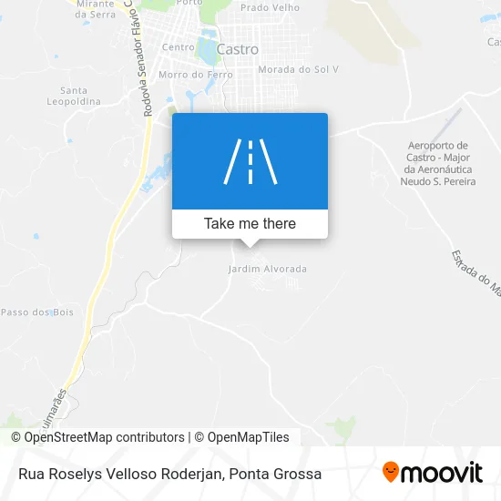 Rua Roselys Velloso Roderjan map