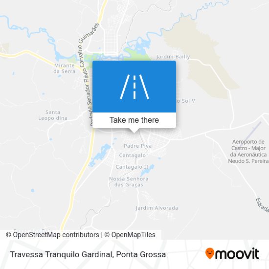 Travessa Tranquilo Gardinal map