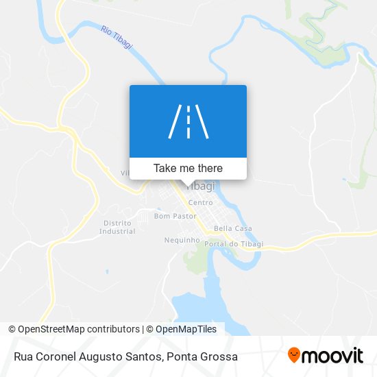 Mapa Rua Coronel Augusto Santos
