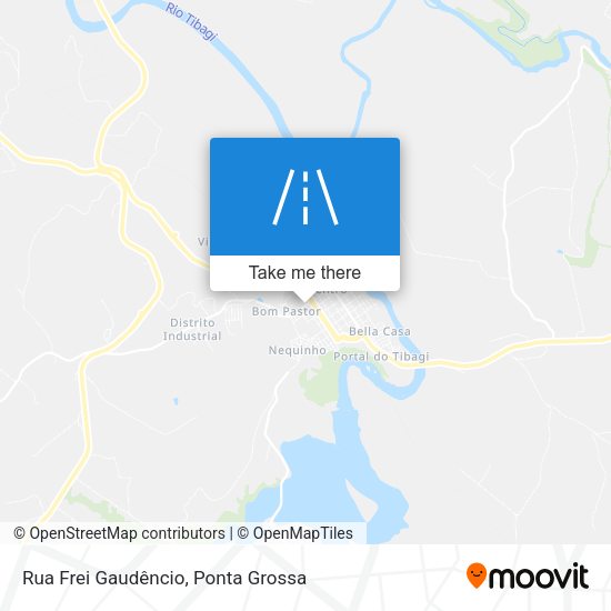 Rua Frei Gaudêncio map