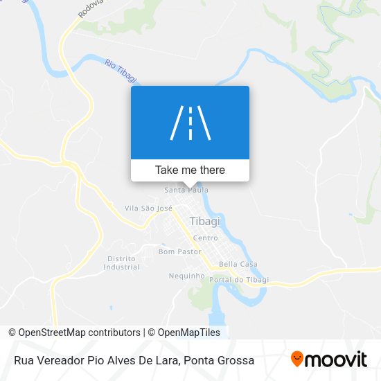 Rua Vereador Pio Alves De Lara map