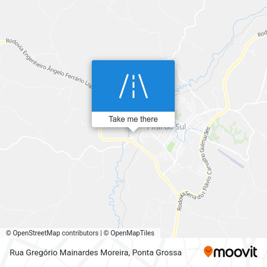 Rua Gregório Mainardes Moreira map