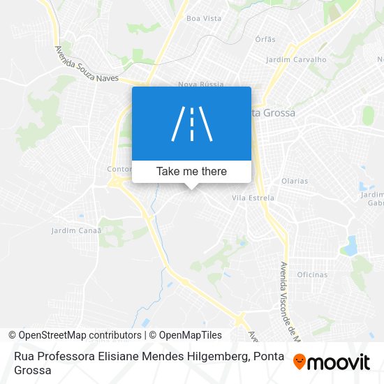 Rua Professora Elisiane Mendes Hilgemberg map