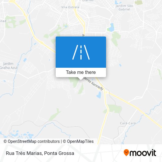Rua Três Marias map