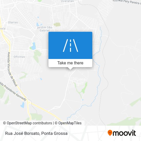 Rua José Borsato map