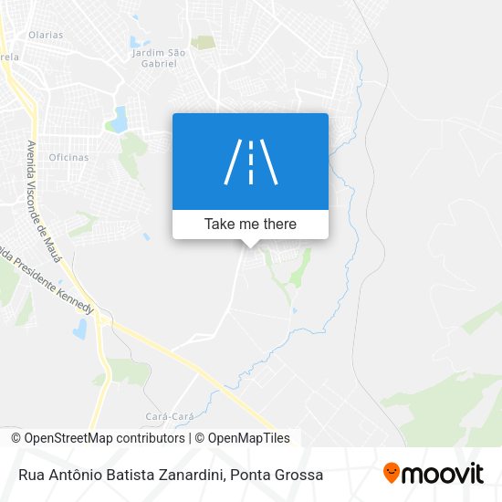 Rua Antônio Batista Zanardini map
