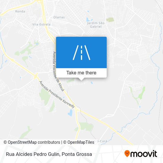 Rua Alcides Pedro Gulin map