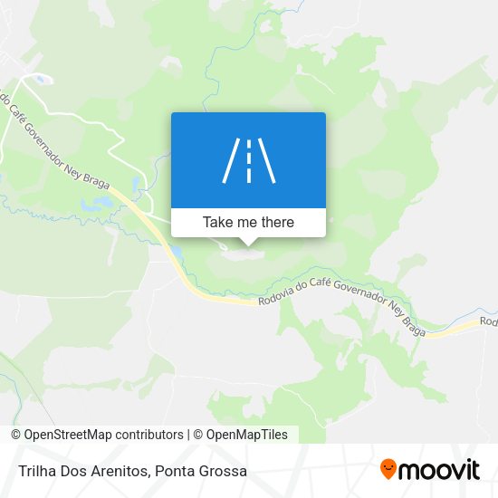 Trilha Dos Arenitos map